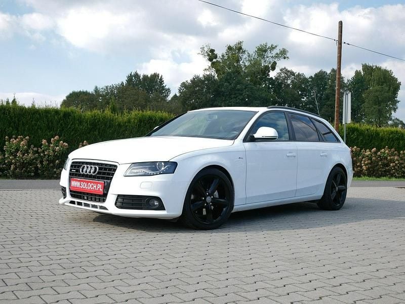 Biały Używany 2008 Audi A4 S-Line Kombi | 35 400 zł - Obraz 1/4