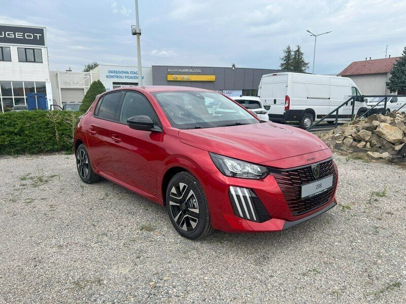 Używany Peugeot 208 Allure 100 KM (73 kW) 2024 Czerwony (metalik) Hatchback
