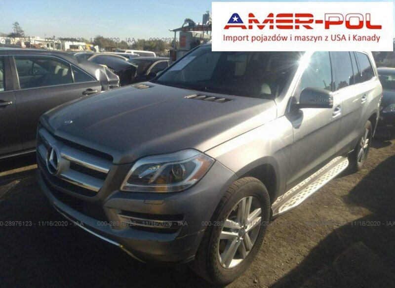 Srebrny Używany 2016 Mercedes GL450 SUV | 97 000 zł - Obraz 1/4