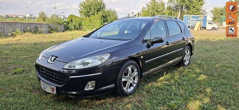 Czarny Używany 2006 Peugeot 407 Kombi | 7900 zł - Obraz 1/4