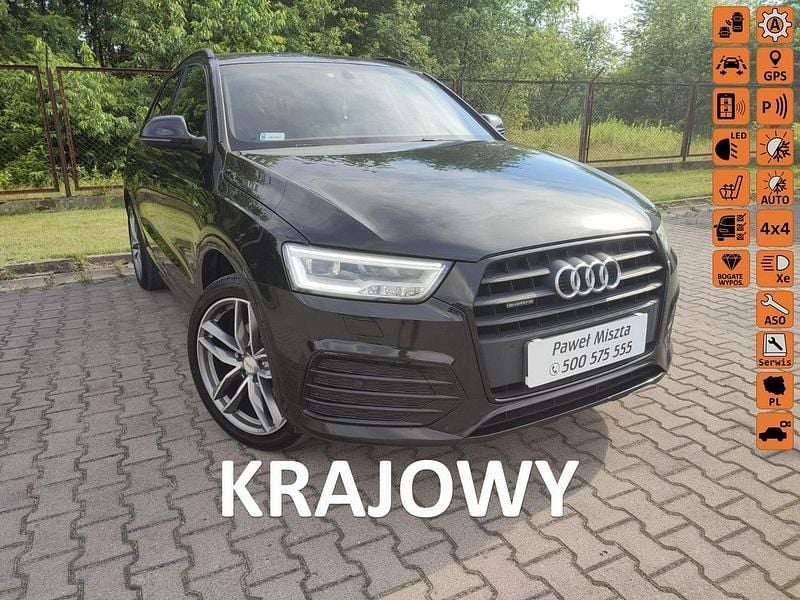 Czarny (metalik) Używany 2016 Audi Q3 SUV | 67 900 zł (Super Cena) - Obraz 1/4