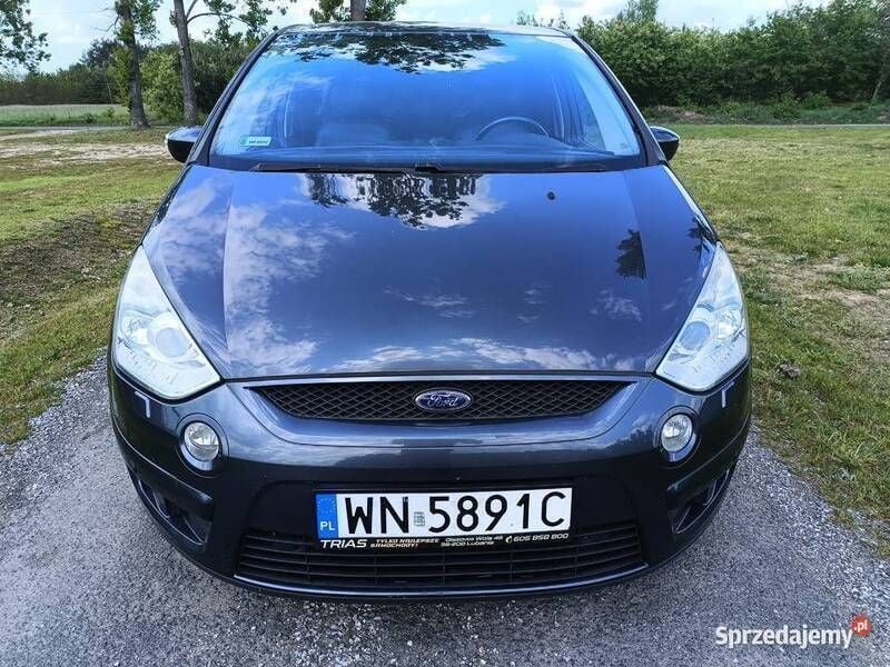 Szary Używany 2007 Ford S-MAX S Minivan | 21 500 zł (Uczciwa cena) - Obraz 1/4