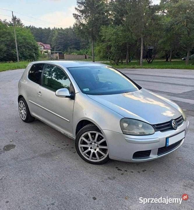 Srebrny Używany 2007 VW Golf V Hatchback | 9400 zł (Uczciwa cena) - Obraz 1/4
