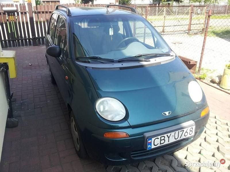Zielony Używany 2002 Chevrolet Matiz Hatchback | 1250 zł (Uczciwa cena) - Obraz 1/4