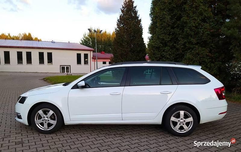 Biały Używany 2018 Skoda Octavia Kombi | 38 600 zł (Uczciwa cena) - Obraz 1/4