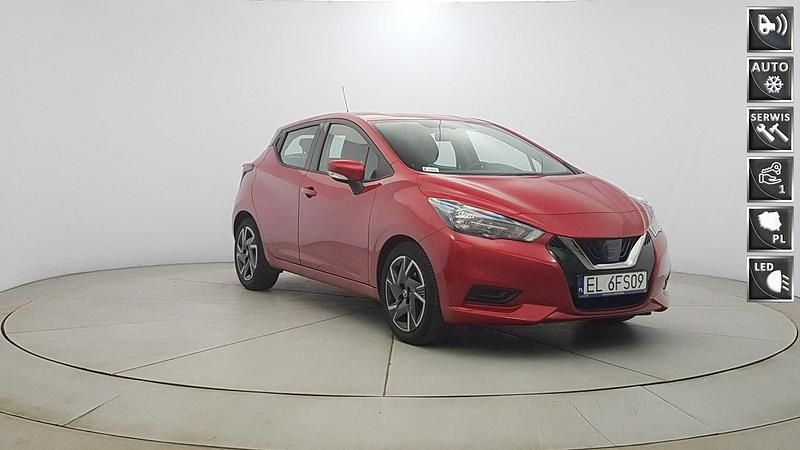 Czerwony Używany 2022 Nissan Micra Hatchback | 52 850 zł (Uczciwa cena) - Obraz 1/4