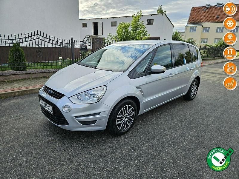 Srebrny Używany 2013 Ford S-MAX S Minivan | 28 499 zł (Dobra cena) - Obraz 1/4