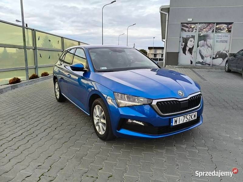 Niebieski Używany 2021 Skoda Scala Hatchback | 49 999 zł (Dobra cena) - Obraz 1/4