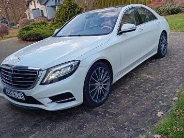 Biały Używany 2014 Mercedes S500 Sedan/Limuzyna | 119 000 zł (Super Cena) - Obraz 1/4