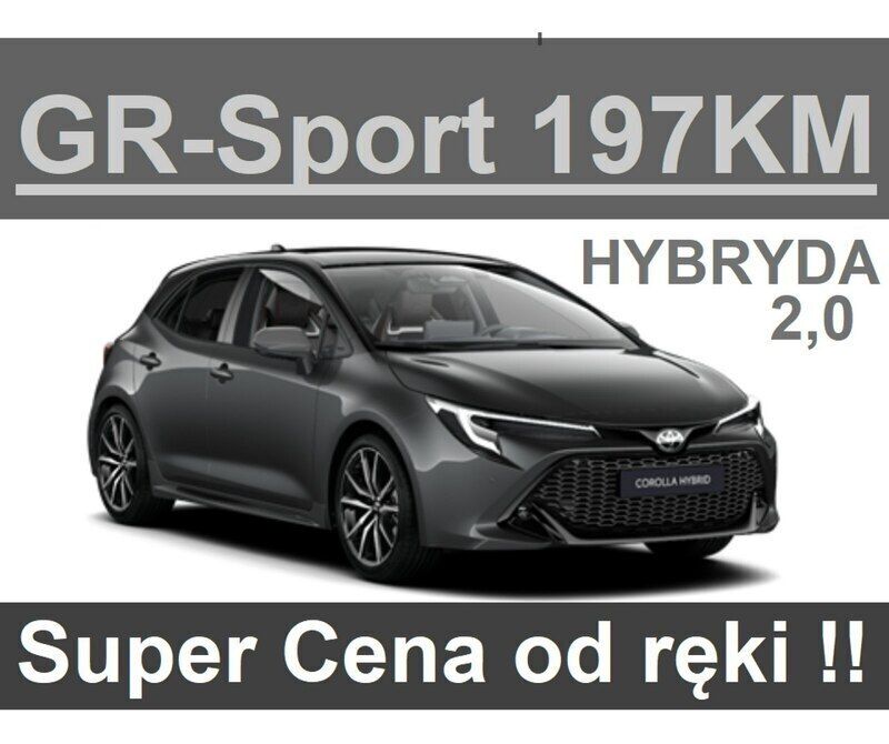 Szary Nowe 2024 Toyota Corolla Sport Hatchback | 133 065 zł (Uczciwa cena) - Obraz 1/3