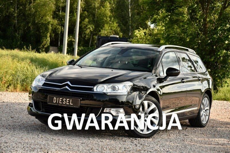 Czarny (metalik, perła) Używany 2011 Citroën C5 Kombi | 21 999 zł (Dość drogi) - Obraz 1/4