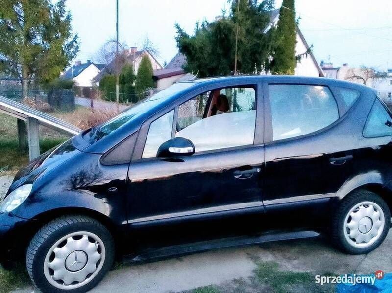Czarny Używany 2003 Mercedes A140 Hatchback | 2500 zł (Dobra cena) - Obraz 1/3