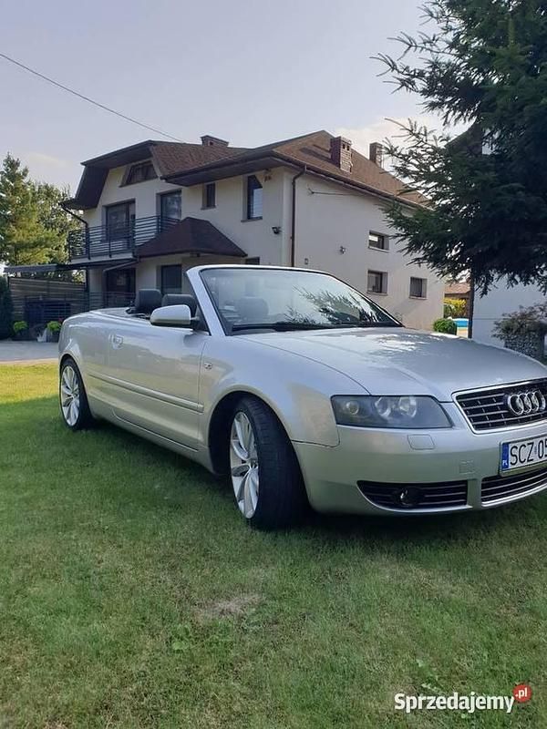 Srebrny Używany 2003 Audi A4 Cabriolet Kabriolet | 22 000 zł - Obraz 1/4