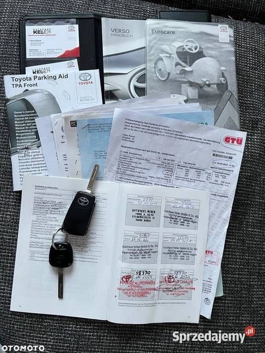 Używany Toyota Verso 147 KM (108 kW) 2016 Czarny Minivan