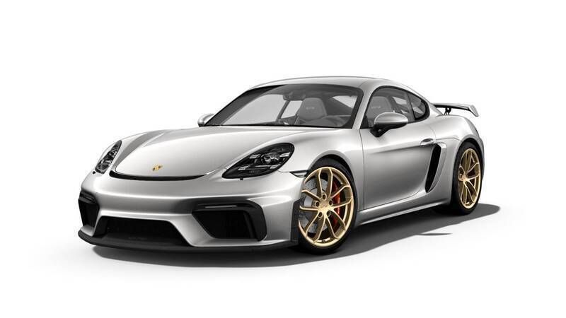 Gt silver metallic Używany 2019 Porsche 718 Cayman GT4 | 449 900 zł - Obraz 1/4