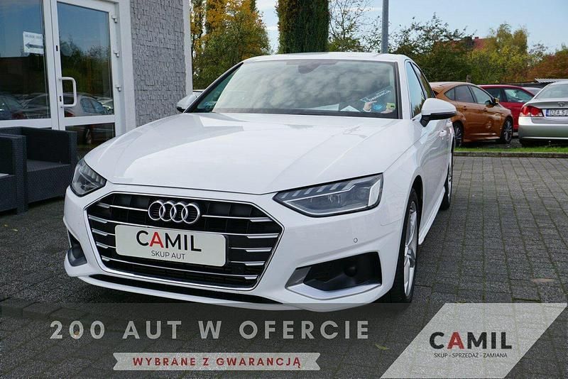 Biały Używany 2019 Audi A4 Sedan/Limuzyna | 92 000 zł - Obraz 1/3