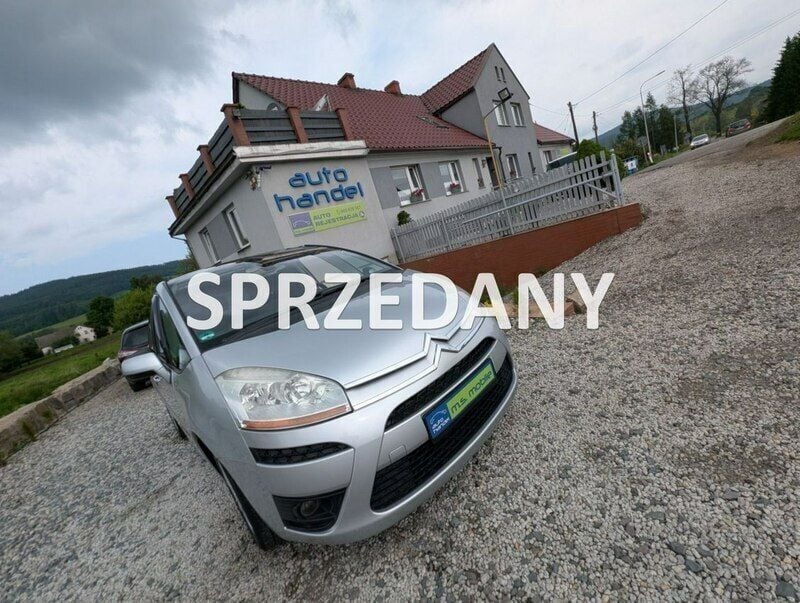 Srebrny (metalik) Używany 2009 Citroën C4 Picasso Minivan | 13 900 zł (Uczciwa cena) - Obraz 1/4