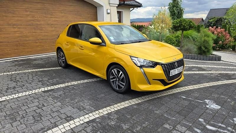 Żółty Używany 2021 Peugeot 208 Hatchback | 49 900 zł (Uczciwa cena) - Obraz 1/4