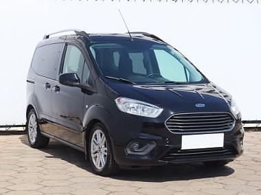 Czarny Używany 2020 Ford Tourneo Courier Minivan | 48 999 zł (Uczciwa cena) - Obraz 1/4
