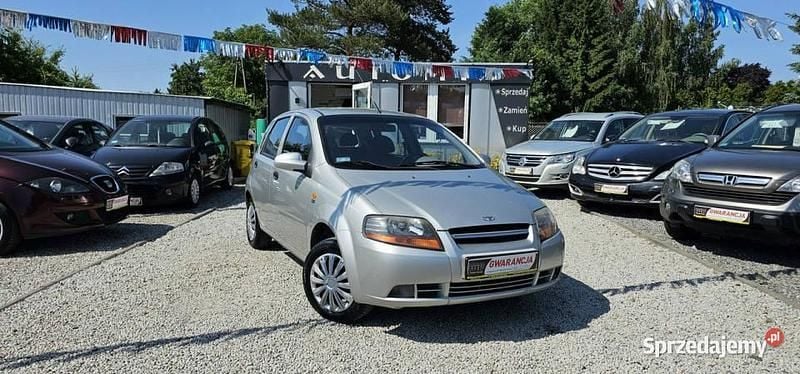 Srebrny Używany 2002 Chevrolet Kalos Hatchback | 6800 zł - Obraz 1/2