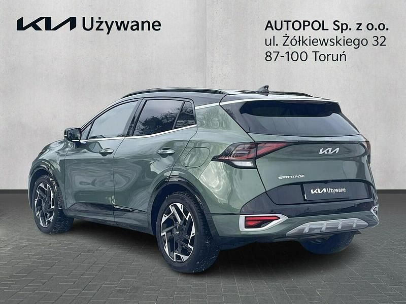 Używany Kia Sportage GT-Line 180 KM (132 kW) 2022 Zielony ciemny (metalik) SUV