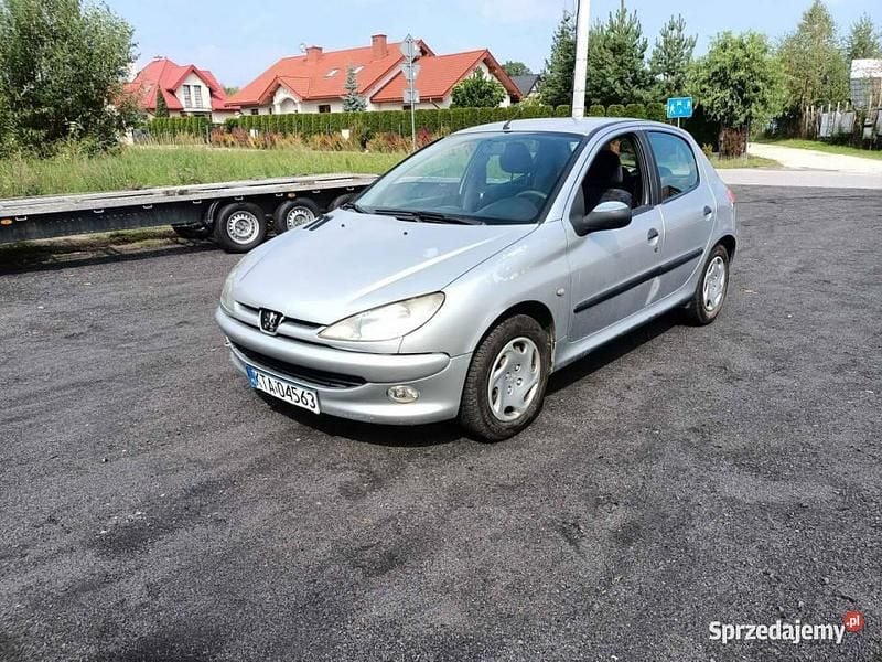 Srebrny Używany 2000 Peugeot 206 Hatchback | 1700 zł (Dobra cena) - Obraz 1/4