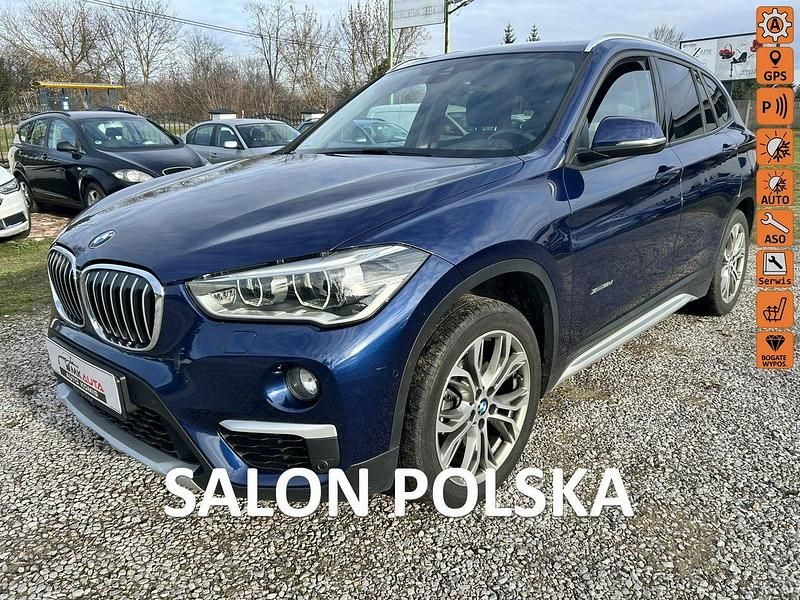 Niebieski Używany 2016 BMW X1 SUV | 78 500 zł (Drogi) - Obraz 1/4