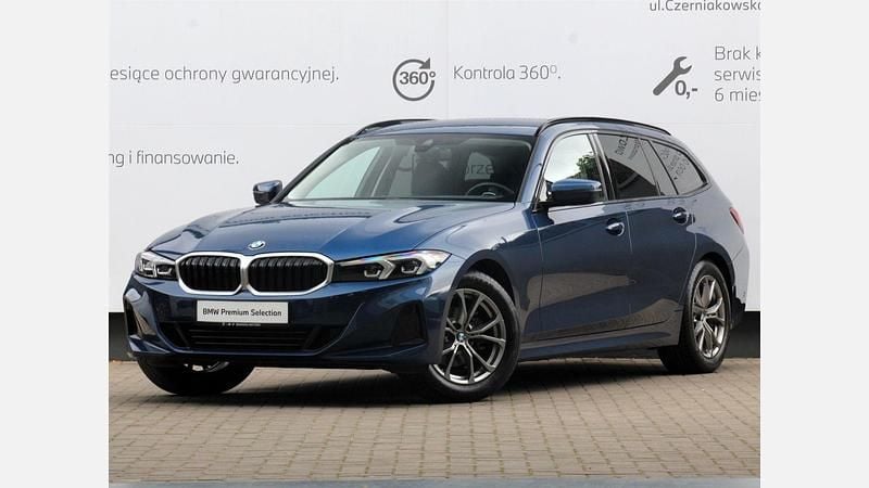 Niebieski phytonic metalizowany Używany 2023 BMW 318 Shadowline Kombi | 134 900 zł (Uczciwa cena) - Obraz 1/3