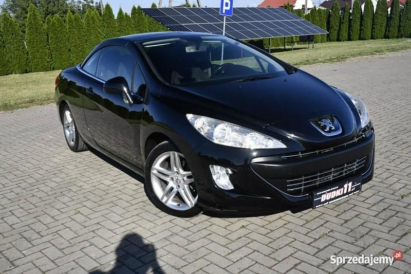 Czarny Używany 2009 Peugeot 308 Kabriolet | 18 900 zł (Uczciwa cena) - Obraz 1/4