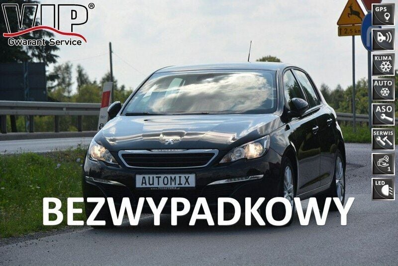 Czarny Używany 2016 Peugeot 308 Hatchback | 26 300 zł (Super Cena) - Obraz 1/4