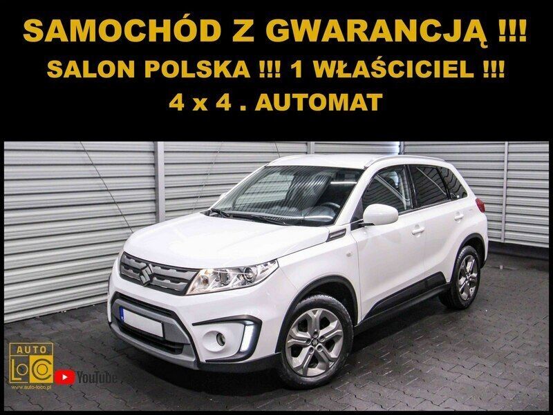Biały (metalik) Używany 2017 Suzuki Vitara SUV | 67 777 zł (Uczciwa cena) - Obraz 1/4