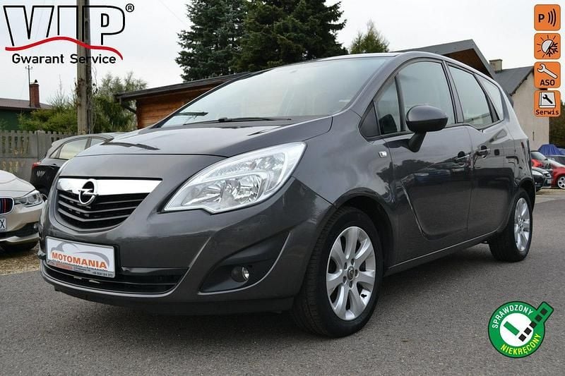 Szary (metalik, perła) Używany 2010 Opel Meriva Minivan | 17 999 zł (Uczciwa cena) - Obraz 1/4