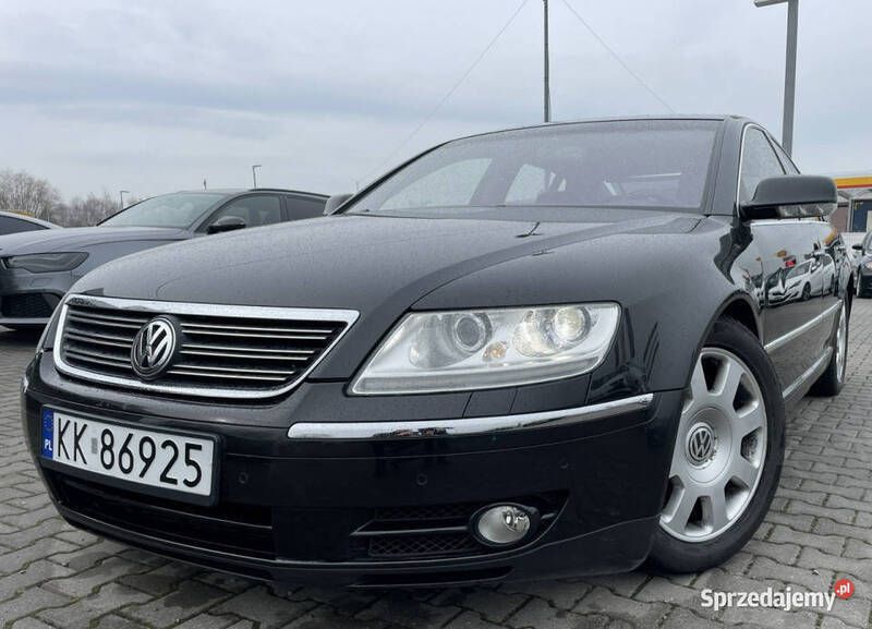 Grafitowy (metalik) Używany 2007 VW Phaeton Sedan/Limuzyna | 24 900 zł - Obraz 1/4