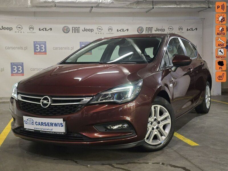 Bordowy Używany 2018 Opel Astra Hatchback | 48 800 zł (Uczciwa cena) - Obraz 1/4