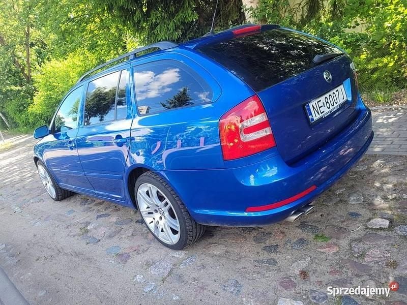 Niebieski Używany 2007 Skoda Octavia vRS Kombi | 13 999 zł (Uczciwa cena) - Obraz 1/4