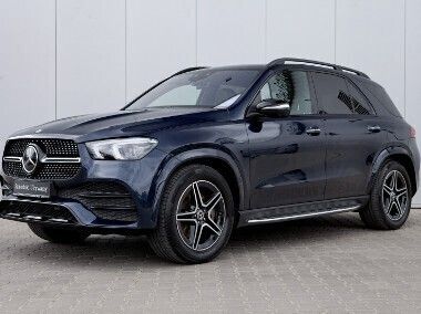 Niebieski Używany 2021 Mercedes GLE350 AMG line SUV | 321 900 zł - Obraz 1/4