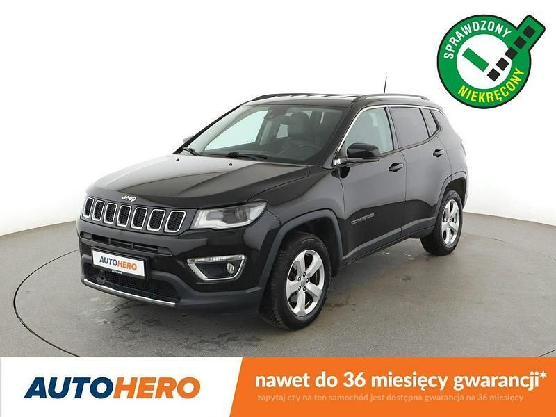 Czarny Używany 2017 Jeep Compass SUV | 68 500 zł (Uczciwa cena) - Obraz 1/4