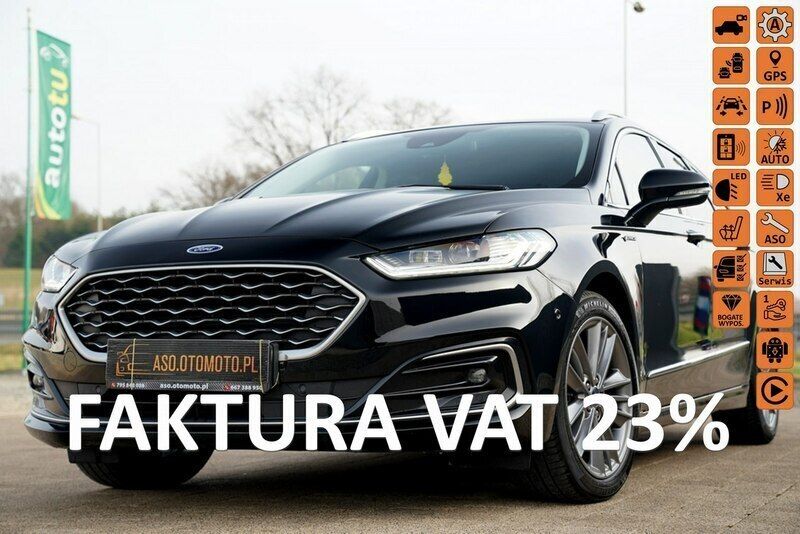 Czarny (metalik) Używany 2020 Ford Mondeo Sedan/Limuzyna | 87 561 zł (Drogi) - Obraz 1/4