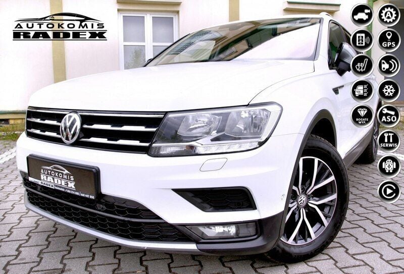 Biały Używany 2018 VW Tiguan Allspace SUV | 79 999 zł (Uczciwa cena) - Obraz 1/4