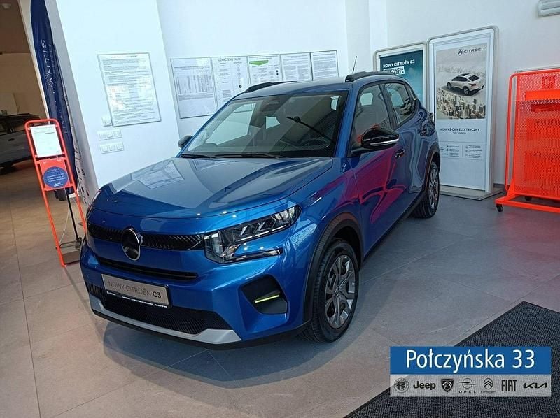 Nowe Citroën C3 110 KM (80 kW) 2025 Niebieski (metalik) Hatchback
