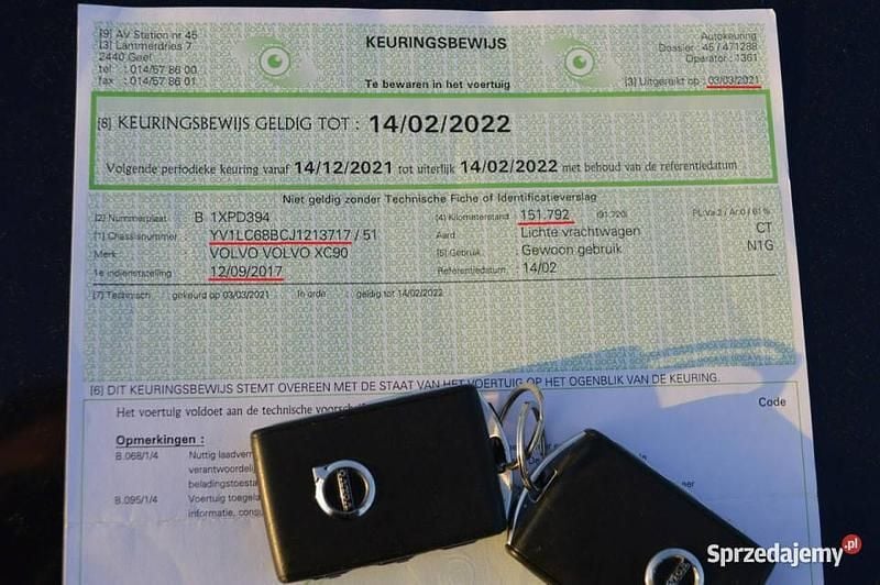 Używany Volvo XC90 235 KM (172 kW) 2017 Niebieski SUV