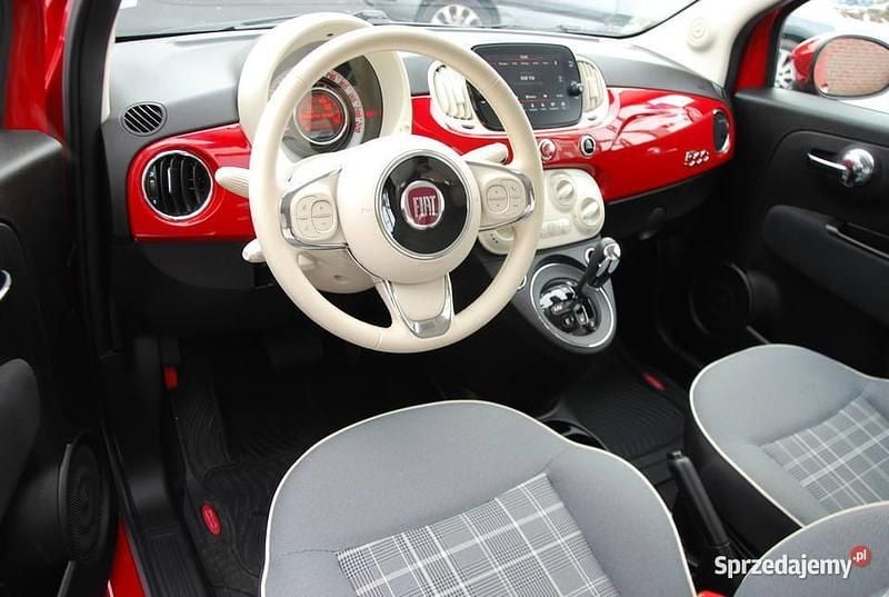 Używany Fiat 500 Lounge 2020 Czerwony Hatchback