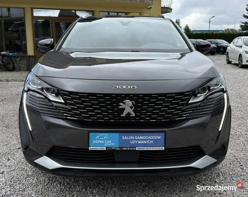 Szary Używany 2021 Peugeot 3008 Allure SUV | 89 900 zł (Dobra cena) - Obraz 1/4