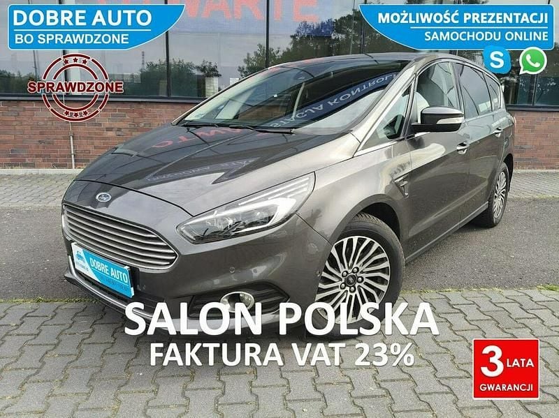 Szary (metalik) Używany 2019 Ford S-MAX S Minivan | 79 800 zł (Dość drogi) - Obraz 1/3