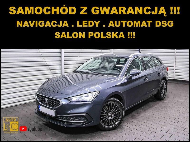 Szary (metalik) Używany 2021 Seat Leon Kombi | 74 444 zł (Uczciwa cena) - Obraz 1/4