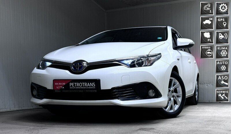 Biały (metalik) Używany 2016 Toyota Auris Hybrid Hatchback | 48 900 zł (Uczciwa cena) - Obraz 1/4