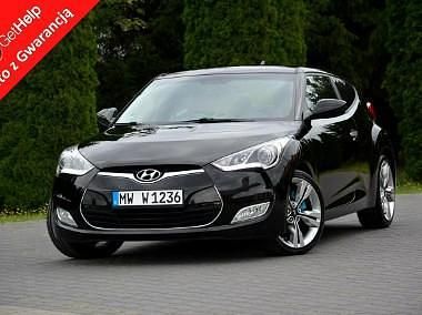 Czarny Używany 2013 Hyundai Veloster Hatchback | 32 900 zł - Obraz 1/4