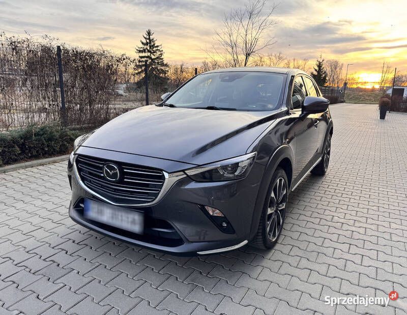 Szary Używany 2018 Mazda CX-3 SUV | 68 900 zł (Uczciwa cena) - Obraz 1/4