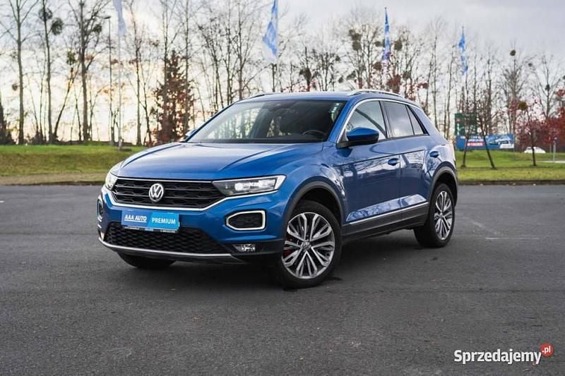 Niebieski Używany 2020 VW T-Roc SUV | 85 999 zł (Uczciwa cena) - Obraz 1/4