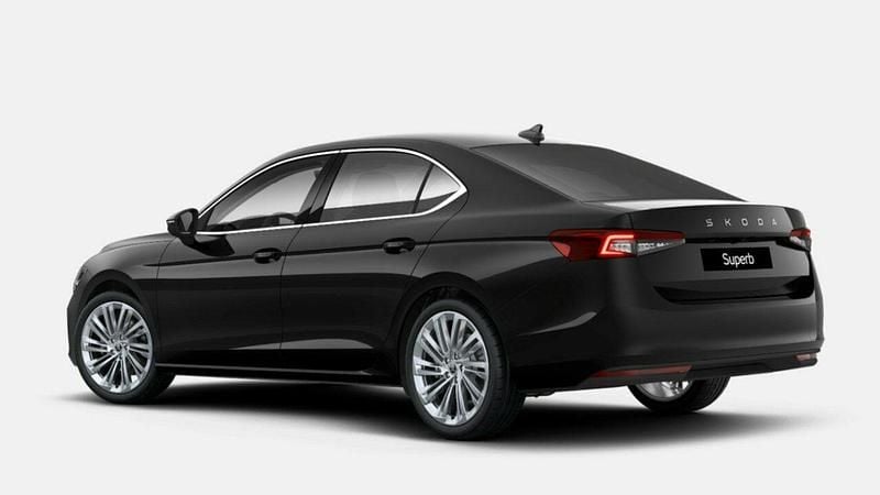 Nowe Skoda Superb 115 KM (84 kW) 2025 Czarny Sedan/Limuzyna